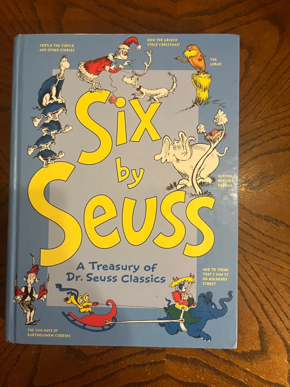 Dr. Seuss kids book | Six by Seuss | large hardcover vintage book
